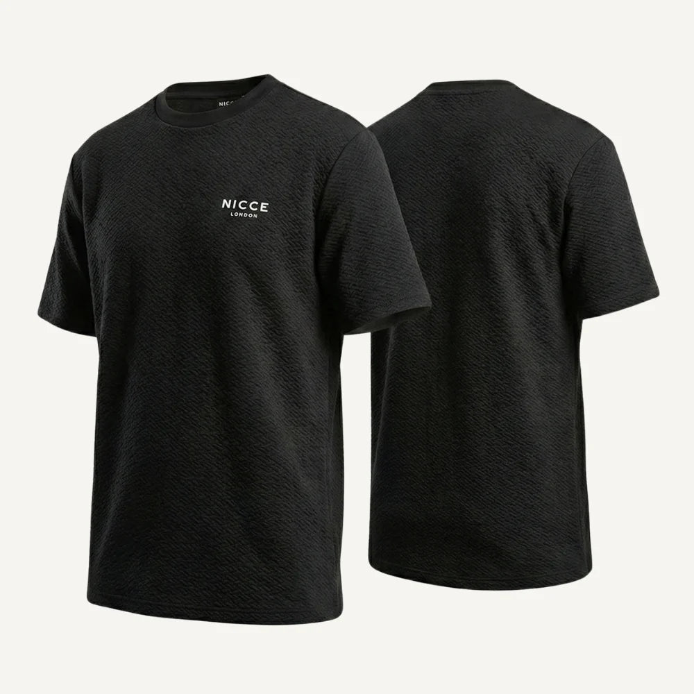 Black Special Fabric T-Shirt