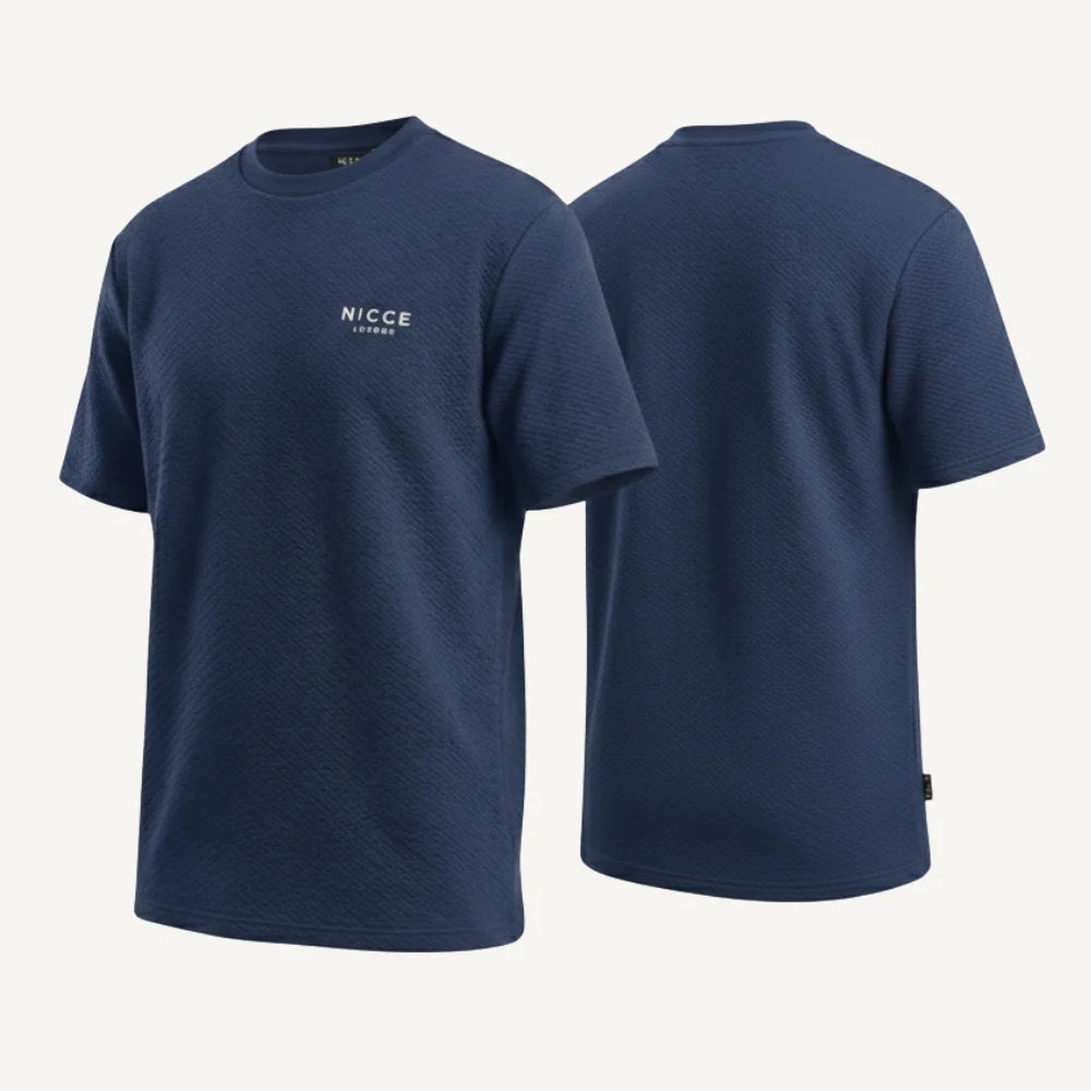 Blue Special Fabric T-Shirt