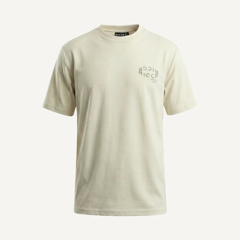 Cream Special Fabric T-Shirt