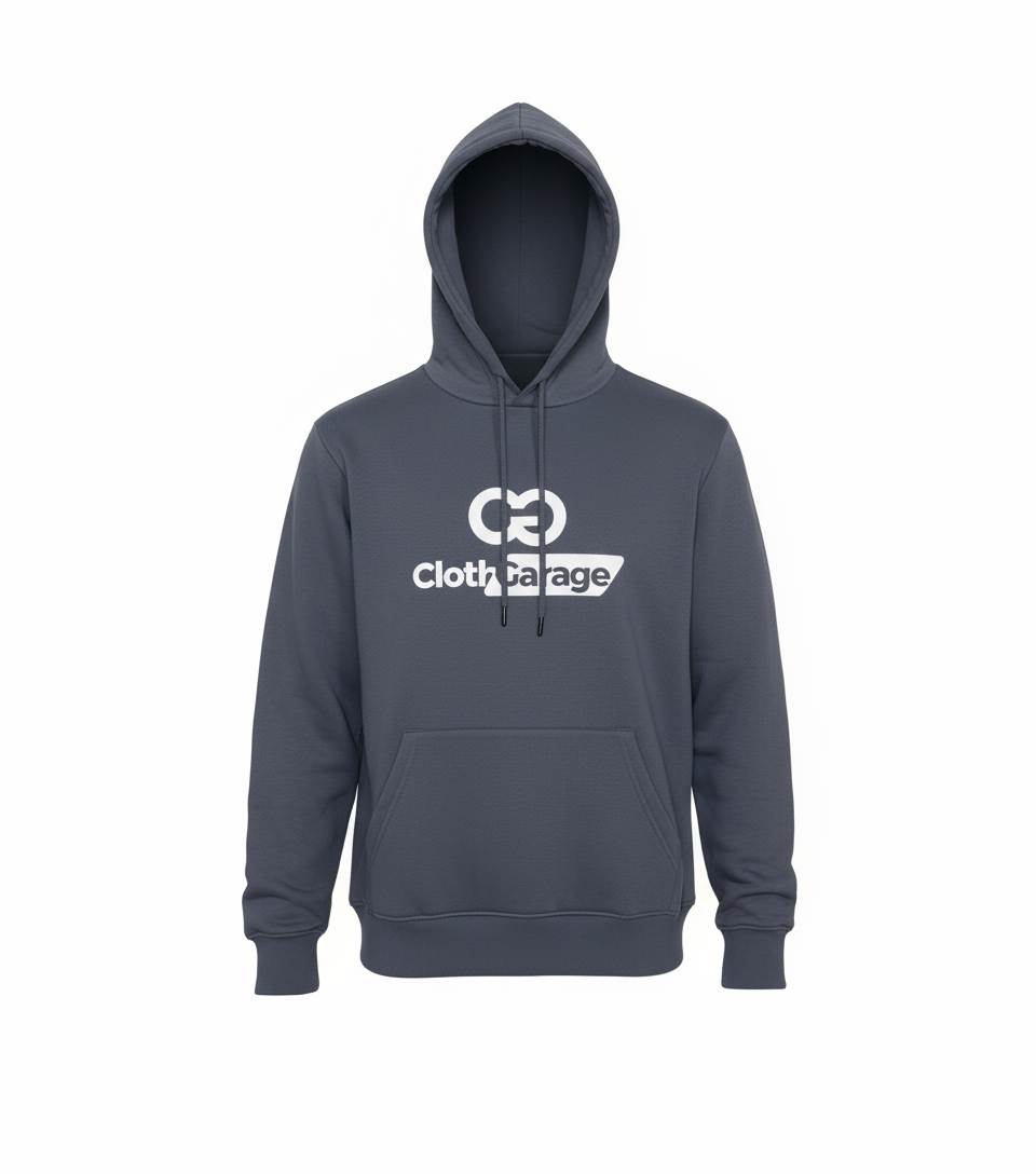 BRIXZEE Unbeatable Comfort | Classic dark Grey Fleece Pullover Hoodie