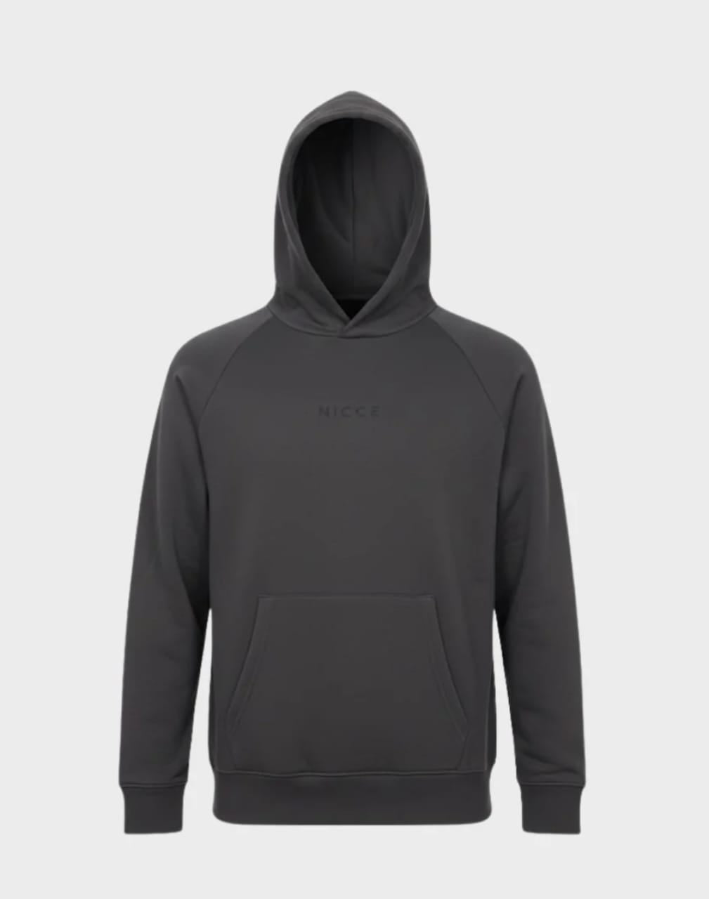 NICCE Tonal Essential Pullover Hoodie - Charcoal Stealth Grey