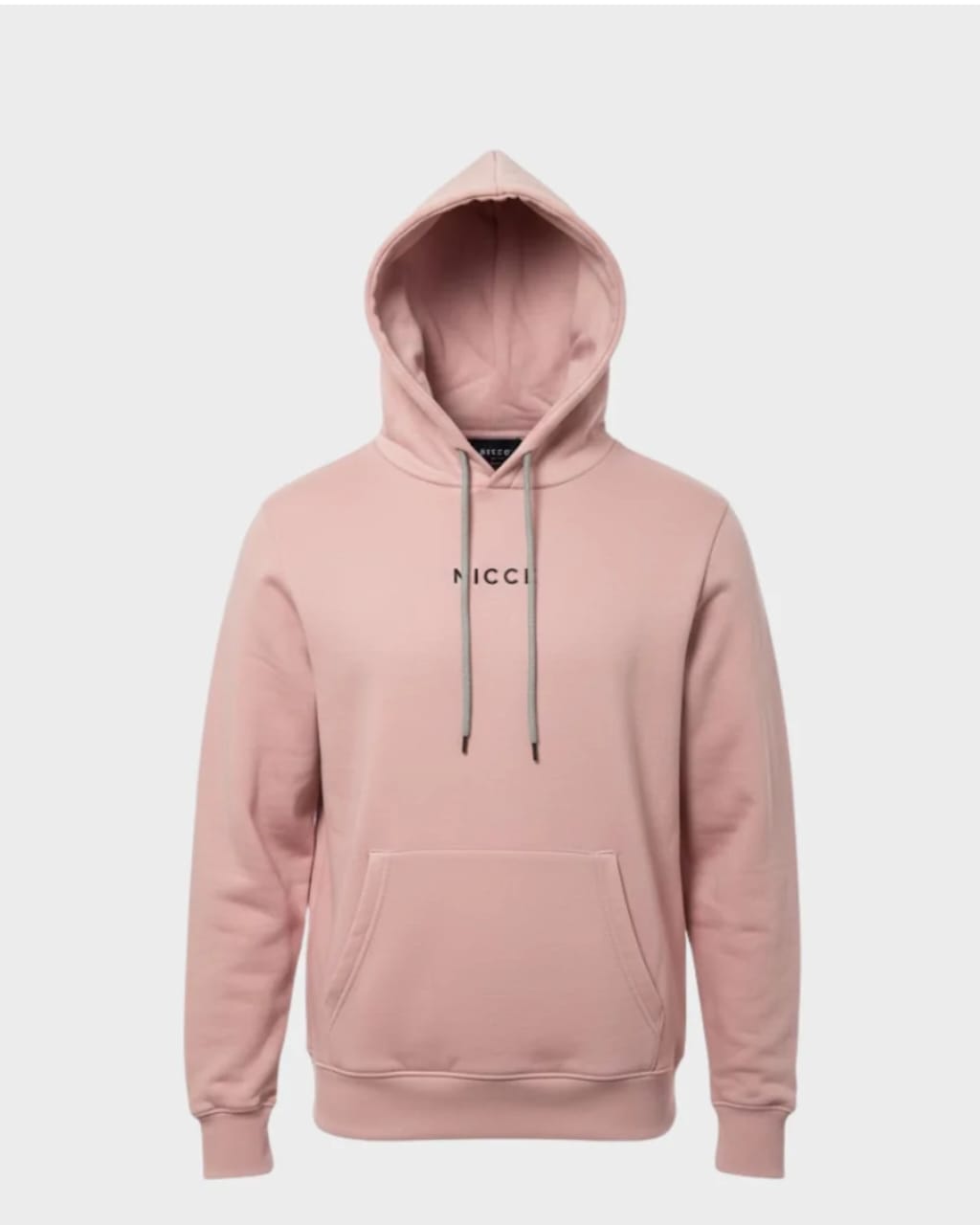 NICCE Minimalist Essential Pullover Hoodie - Soft Dusty Pink