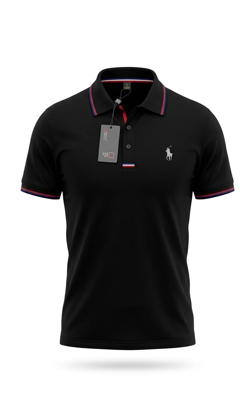 Premium Black Polo