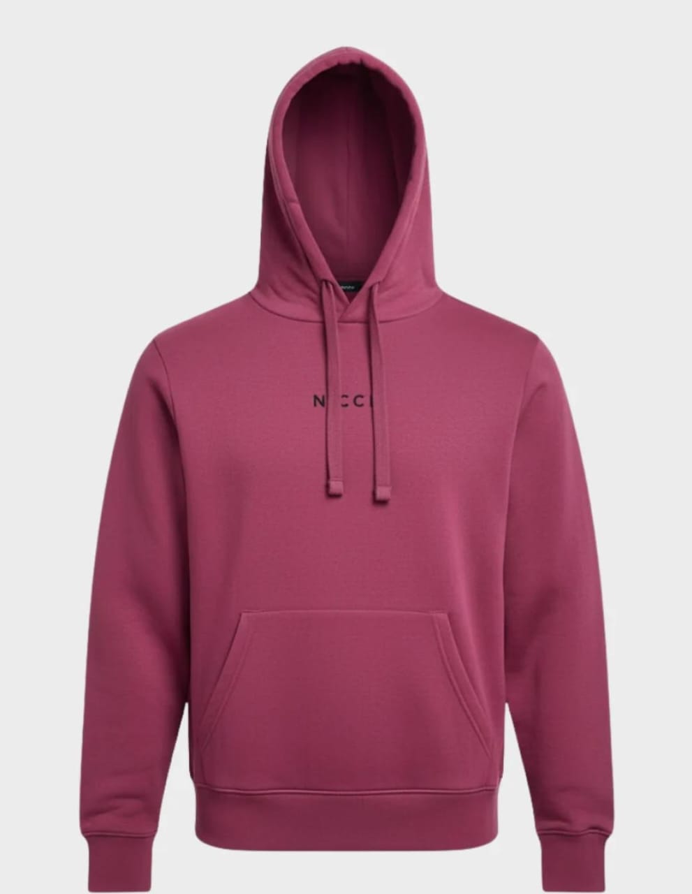 NICCE Minimalist Essential Pullover Hoodie - Dark Pink