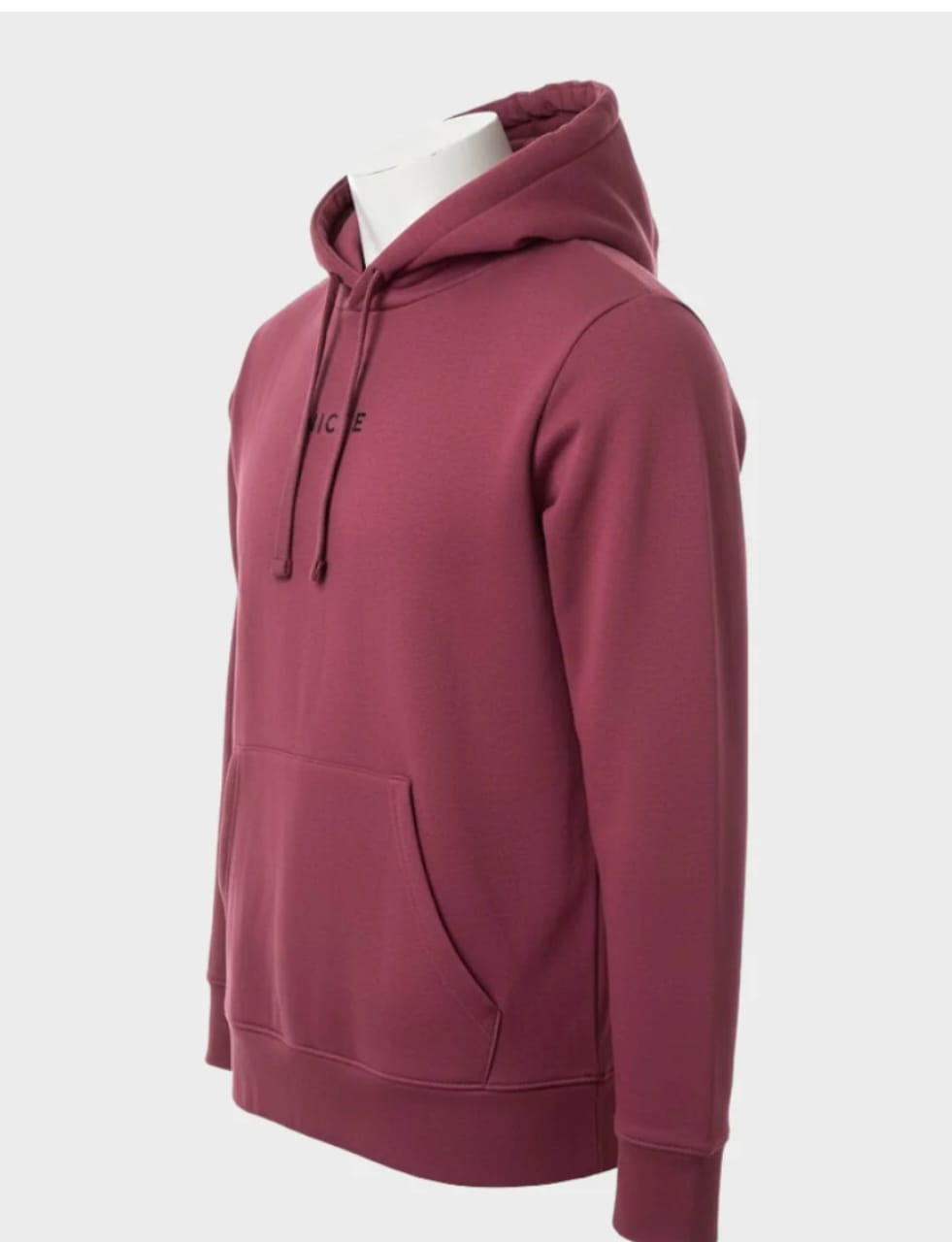 NICCE Minimalist Essential Pullover Hoodie - Dark Pink