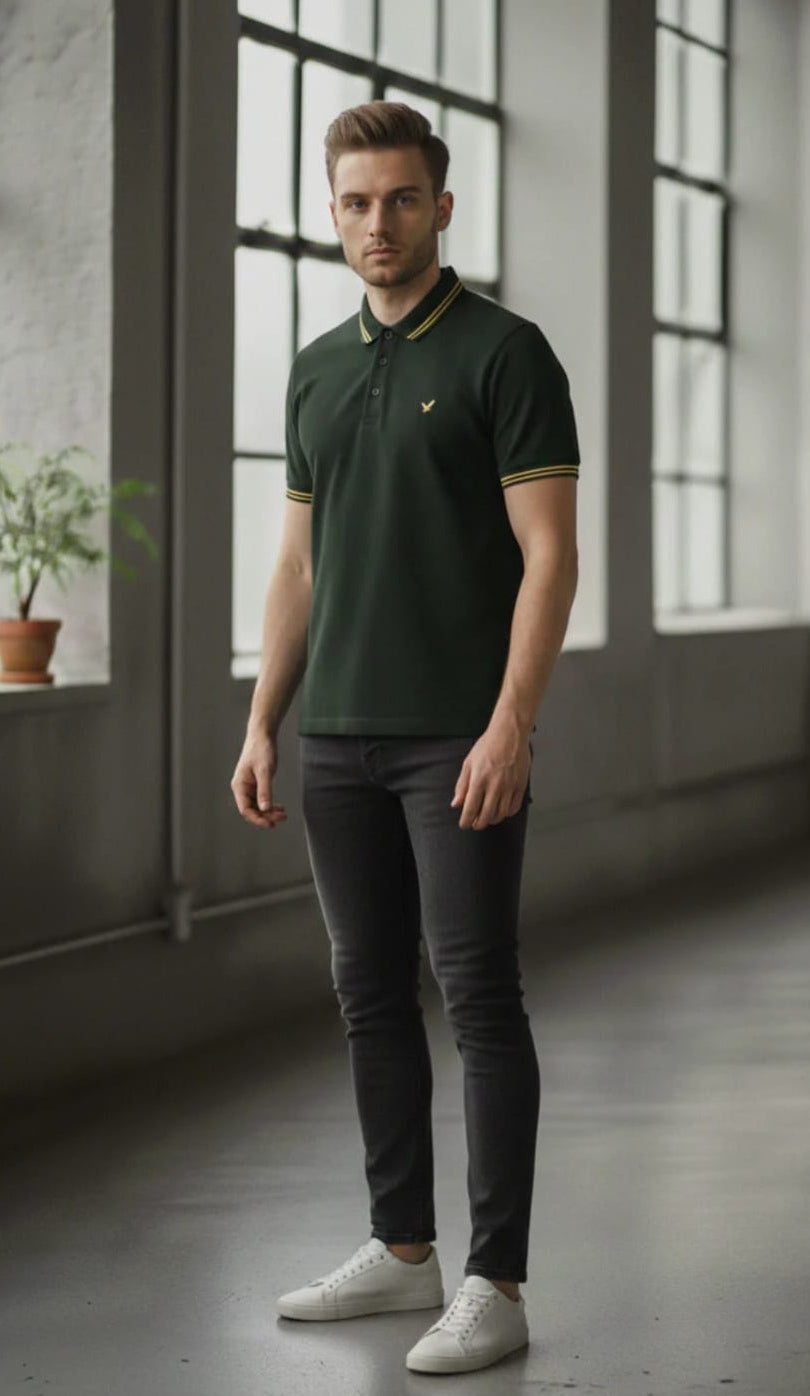 Brave Soul Green Polo